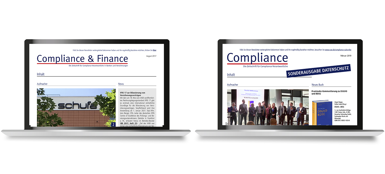 Compliance und Compliance & Finance