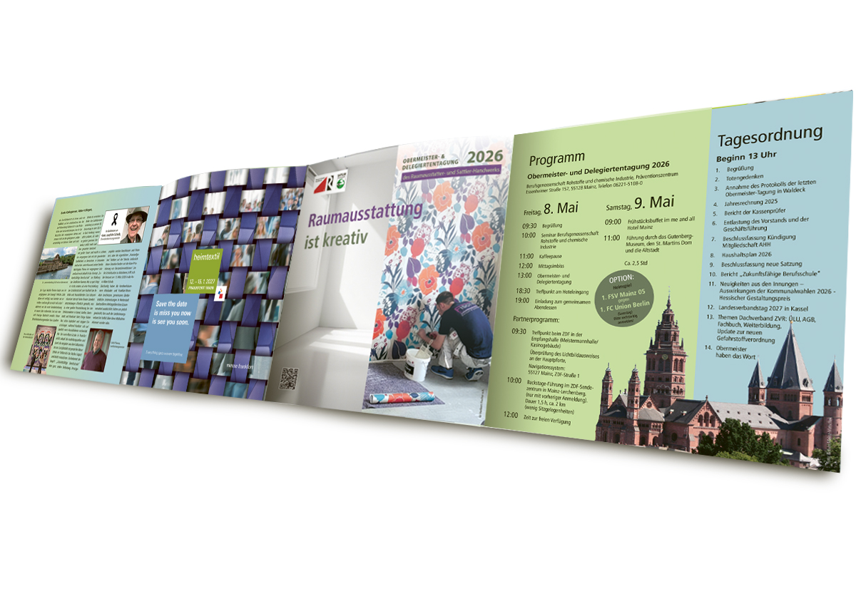 Editorialdesign für einen Jahresbericht